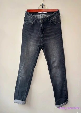 Jean skinny Bershka gris foncé femme M très bon état, marque: Bershka, état: Très bon état, taille: M / 38 / 10, 9,00 €, 10,15 € Protection acheteurs incluse