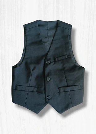 Colete preto clássico de menino, ocasiões especiais, Tam. 7 anos, marque: Local, état: Très bon état, taille: 7 ans / 122 cm, 3,00 €, 3,85 € Protection acheteurs incluse