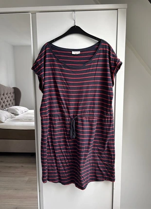 Only Carmakoma gestreepte jurk – M 46/48 – katoen – goede staat, merk: ONLY Carmakoma, staat: Goed, maat: XXXL / 46 / 18, € 5,00, € 5,95 inclusief Kopersbescherming