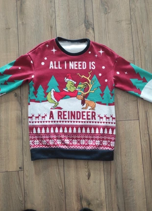 Pull de Noel Grinch, marque: Noël, état: Neuf sans étiquette, taille: S / 36 / 8, 6,00 €, 7,00 € Protection acheteurs incluse