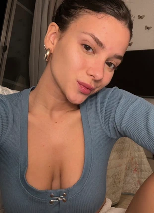 Top con bottoni azzurro, marque: Made In Italy, état: Très bon état, taille: L / 40 / 12, 9,50 €, 10,68 € Protection acheteurs incluse