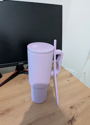 Gourde isotherme 1.2L rose (style Stanley), état: Neuf avec étiquette, 10,00 €, 11,20 € Protection acheteurs incluse