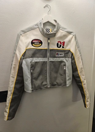 Veste Bershka en simili cuir inspi motard taille M, marque: Bershka, état: Très bon état, taille: M / 38 / 10, 14,00 €, 15,40 € Protection acheteurs incluse