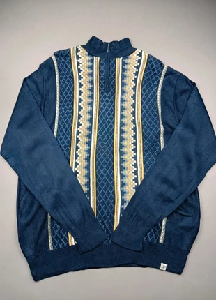 Pull col demi zip 1/4 zip col camionneur vintage 80s tricot oversize Taille L, marca: Vintage Dressing, estado: Muy bueno, tamaño: L, 40,00 €, 42,70 € Protección al comprador incluida