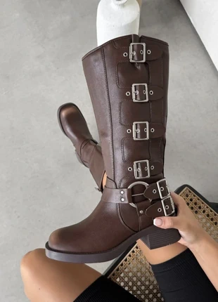 Enya · Bottes Santiags élégantes en cuir, brand: sans marque, condizioni: Ottime, taglia: 37, €49.00, €52.15 include la Protezione acquisti