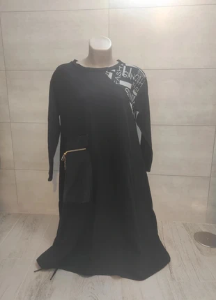 Stunning black dress - Made in Italy - size XL, marque: Made In Italy, état: Très bon état, taille: XL / 42 / 14, 15,00 €, 16,45 € Protection acheteurs incluse
