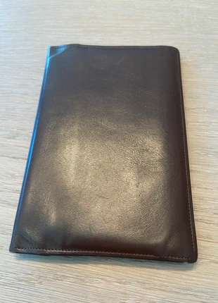 Vintage Wallet porte feuille porte passeport look cuir lisse coloris brun chocolat, marque: Vintage, état: Bon état, 4,00 €, 4,90 € Protection acheteurs incluse