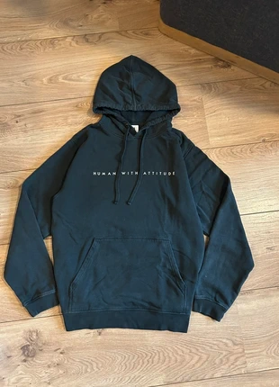 Hoodie noir délavé HumanWithAttitude taille M, brand: Human With Attitude, condition: New without tags, size: M, €15.00, €16.45 includes Buyer Protection