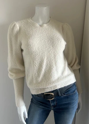 Pull blanc texturé Morgan chic et doux, parfait pour l’hiver !, marque: Morgan, état: Très bon état, taille: M / 38 / 10, 20,00 €, 21,70 € Protection acheteurs incluse