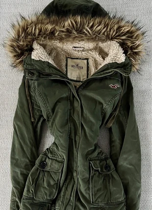 Vintage 2000s Y2k Hollister Abercrombie Faux Fur Bella Swan Elena Gilbert Fall Winterjacket M, merk: Hollister, staat: Heel goed, maat: M / 38 / 10, € 105,00, € 110,95 inclusief Kopersbescherming