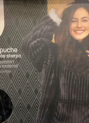 Sweat plaid à capuche Sherpa – Noir – Taille S/M – Neuf, marca: Kokoon, estado: Novo com etiquetas, tamanho: M / 38 / 10, €20.00, €21.70 inclui Proteção do Comprador