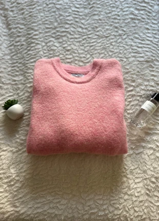 Pull oversize en Laine Rose Zara – Taille M – Style Minimaliste & Chic, marque: Zara, état: Très bon état, taille: M, 35,00 €, 37,45 € Protection acheteurs incluse