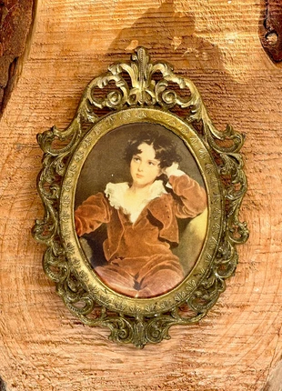 Cornice antica ovale in ottone, marque: vintage ottone, état: Très bon état, 10,00 €, 11,20 € Protection acheteurs incluse