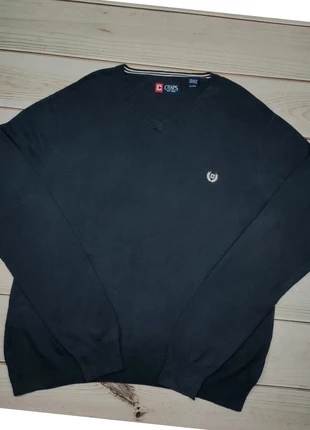 Pull col V Chaps L marine, marca: CHAPS, estado: Muy bueno, tamaño: L, 3,90 €, 4,80 € Protección al comprador Pro incluida