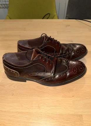 Chaussures derby homme en cuir marron, marque: class man, état: Très bon état, taille: 41, 8,00 €, 9,10 € Protection acheteurs incluse