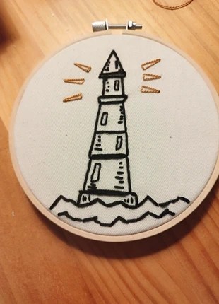 Broderie phare, brand: Fait Main, condition: New with tags, €14.90, €16.35 includes Buyer Protection