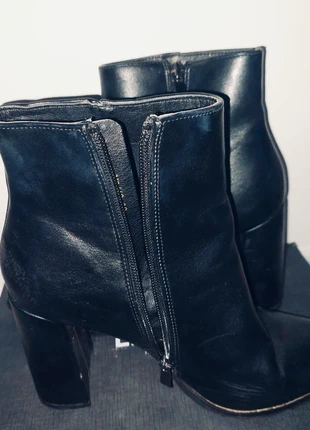 Stivaletti neri in pelle a punta tronchetto – tacco quadrato, n. 39, marque: NERI, état: Très bon état, taille: 39, 8,00 €, 9,10 € Protection acheteurs incluse