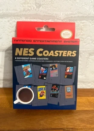 Nintendo – NES – Lot de 8 Sous-Verres Cartouche Classique, marke: Nintendo, zustand: Neu, mit Etikett, 9,90 €, 11,10 € beinhaltet Vinted-Käuferschutz Pro