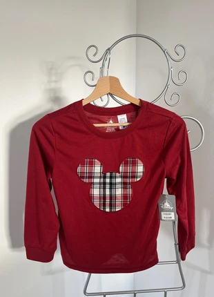 T-shirt manches longues Noël Mickey, brand: Disney, condition: New with tags, size: 8 years / 128 cm, €10.00, €11.20 includes Buyer Protection