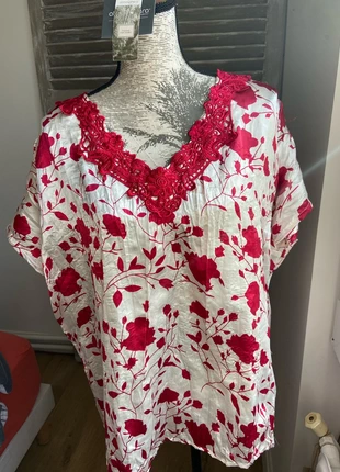 Top Sergio Di Fiori, marque: Sergio di Fiori, état: Satisfaisant, taille: 5XL / 50 / 22, 3,00 €, 3,85 € Protection acheteurs incluse