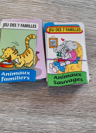 Jeux des 7 familles Animaux familiers & sauvages🐘🐶, marke: JEU, zustand: Sehr gut, 3,00 €, 3,85 € inklusive Vinted-Käuferschutz