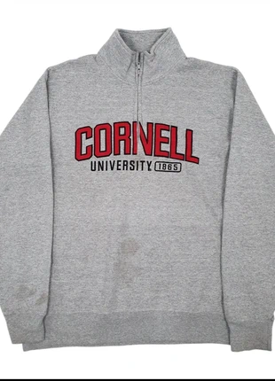 Champion Cornell University Quarter Zip Cotton Blend Sweatshirt Jumper Mens L, brand: Champion, condition: Good, size: L / UK 16-18, £8.00, £9.10 includes Buyer Protection Pro