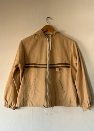 Workwear jacket with hood, merk: Vintage Dressing, staat: Heel goed, maat: S / 36 / 8, € 25,00, € 26,95 inclusief Kopersbescherming