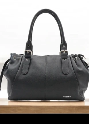 Sac Flora Xl noir grainé sac de cours étudiante, marca: Flora & Co, estado: Novo sem etiquetas, €42.00, €44.80 inclui Proteção do Comprador Pro