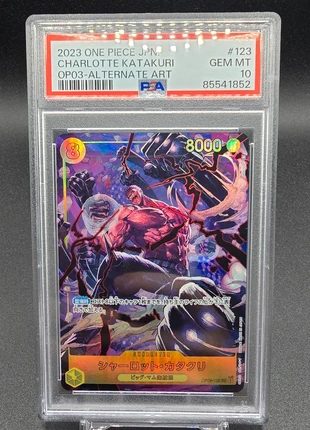 Psa 10 Charlotte Katakuri Op03-123 One Piece Jap Pillars Of Strength, marca: OnePiece, estado: Bueno, 59,90 €, 63,60 € Protección al comprador incluida