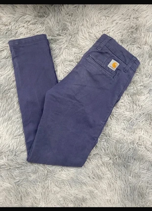 Pantalon Chino carhartt bleu marine femme sid pants W27 L30, marca: Carhartt, estado: Muito bom, tamanho: S / 36 / 8, €13.90, €15.30 inclui Proteção do Comprador Pro