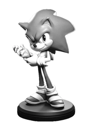 Figurine Toon Sonic 3D Résine – Inspirée de Sonic the Hedgehog, marca: Impression, estado: Nuevo sin etiquetas, 16,99 €, 18,54 € Protección al comprador Pro incluida