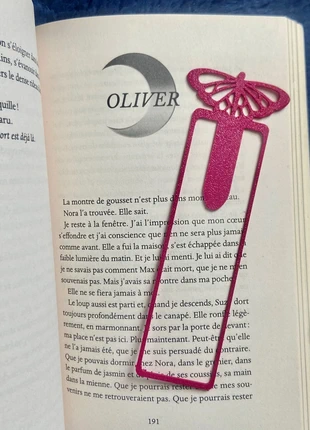 Marque-pages papillon rose, merk: Fantaisie, staat: Heel goed, € 3,00, € 3,85 inclusief Kopersbescherming