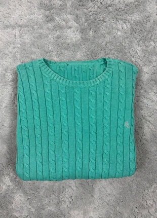 Pull sweat torsadé Ralph Lauren femme taille s bleu turquoise logo brodé, marque: Lauren Ralph Lauren, état: Très bon état, taille: S / 36 / 8, 30,00 €, 32,20 € Protection acheteurs incluse