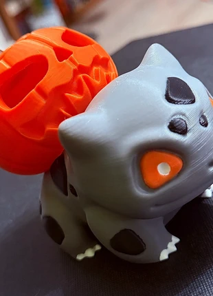 Grey Bulbasaur Pumpkin 3D Printed Battery Powered Light Up Figure, brand: Pokémon, condition: New, £14.99, £16.44 includes Buyer Protection Pro