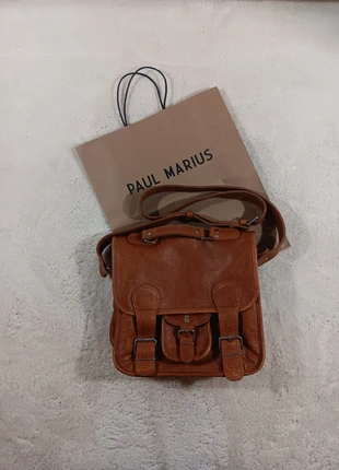 Sac bandoulière Paul Marius Modèle Le cartable taille S cuir de buffle femme oldmoney, marca: Paul Marius, estado: Muito bom, €75.00, €79.45 inclui Proteção do Comprador