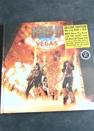 Kiss - Rocks Vegas (2CD + DVD + Blu-ray), état: Neuf avec étiquette, 59,00 €, 62,65 € Protection acheteurs incluse