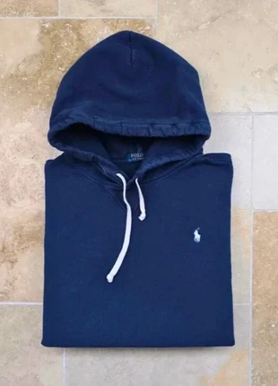 Sweat a capuche Ralph Lauren - Homme XXL - Marine logo blanc - Excellent état, marke: Ralph Lauren, zustand: Sehr gut, größe: XXL, 59,00 €, 62,65 € beinhaltet Vinted-Käuferschutz Pro