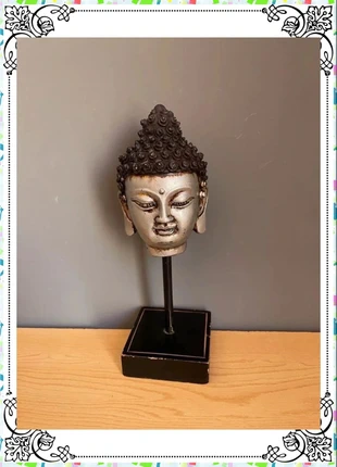 Cabeza de Budha decoración, marque: sin marca, état: Bon état, 10,00 €, 11,20 € Protection acheteurs incluse