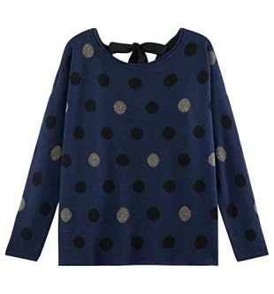 Pull noué dos à pois femme - Taille S / 36 - Promod - Marine, marque: Promod, état: Très bon état, taille: S / 36 / 8, 10,00 €, 11,20 € Protection acheteurs incluse
