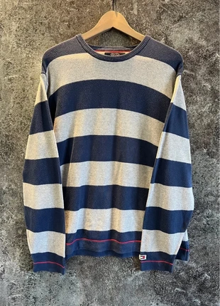Pull coton bleu gris homme Tommy Hilfiger taille L Suéter hombre Maglione uomo Herrenpullover, brand: Tommy Hilfiger, condition: Very good, size: L, €26.00, €28.00 includes Buyer Protection