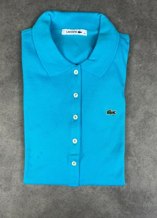 👕 | Polo Lacoste bleu ciel – Coupe ajustée – Taille 46, marca: Lacoste, estado: Muy bueno, tamaño: L / 40 / 12, 9,90 €, 11,10 € Protección al comprador incluida