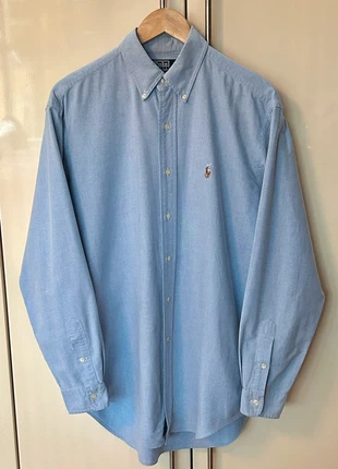 Ralph Lauren Thick Blue Yarmouth Shirt, brand: Ralph Lauren, condition: Very good, size: M, £32.00, £34.30 includes Buyer Protection Pro