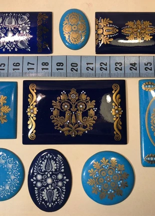 Lot enamel plaques diy smalto, marke: wiener emaillle, zustand: Sehr gut, 16,00 €, 17,50 € inklusive Vinted-Käuferschutz