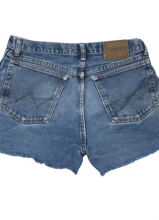 Vintage wrangler 90's blue baggy chino shorts women's size 32, brand: Wrangler, condition: Satisfactory, size: XXXS / 2, £16.00, £17.50 includes Buyer Protection Pro