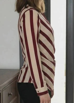 Top cache-cœur rayé bordeaux et beige, taille S, marca: Linea Verra, estado: Muy bueno, tamaño: S / 36 / 8, 34,90 €, 37,35 € Protección al comprador incluida