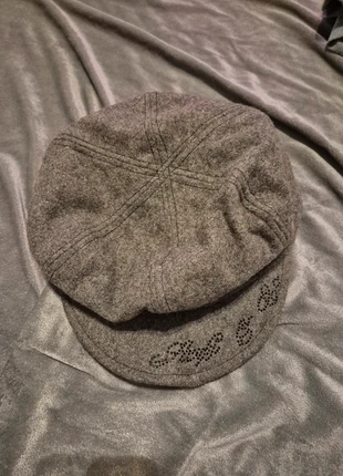 Grey baker boy hat, condition: Very good, size: One size, £2.00, £2.80 includes Buyer Protection