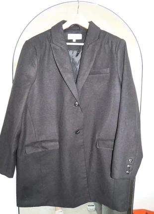 Manteau neuf noir col revers T50, estado: Novo sem etiquetas, tamanho: 5XL / 50 / 22, €30.00, €32.20 inclui Proteção do Comprador