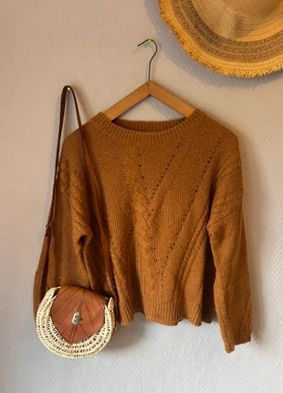 Magnifique pull charlior femme taille unique S M très bon état hiver marron, marke: charlior, zustand: Sehr gut, größe: Einheitsgröße, 15,00 €, 16,45 € beinhaltet Vinted-Käuferschutz Pro