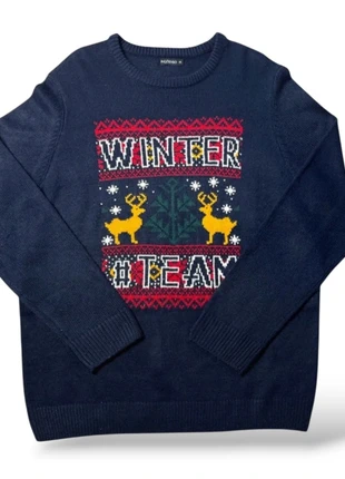 Pull noël bleu marine motif Noël rennes sapin couleurs rouge vert – taille XXL, marque: Vintage Dressing, état: Très bon état, taille: XXL, 15,00 €, 16,45 € Protection acheteurs (Pro) incluse