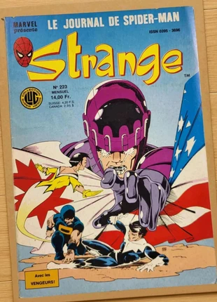 📙 Strange N°223 – Magneto & les Vengeurs – Édition originale LUG (Juillet 1988), condizioni: Ottime, €9.90, €11.10 include la Protezione acquisti